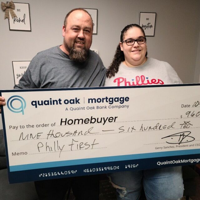 melanie rolon closing with nine thousand six hundred philly first check